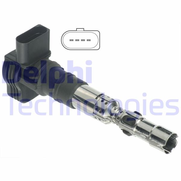 DELPHI GN10706-12B1 Ateşleme Sistemi Ateşleme Bobini - VW TOUAREG (7LA, 7L6, 7L7) uyumlu