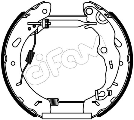 CIFAM 151-536 Fren Sistemleri Fren Pabucu - FORD TRANSIT COURIER B460 MPV uyumlu