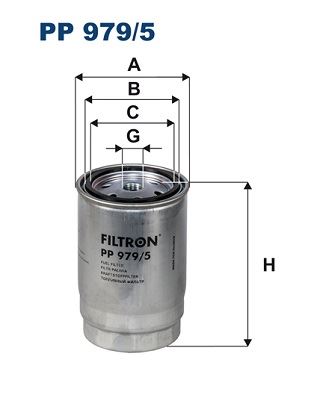 FILTRON PP 979/5 Yakıt Sistemi Yakıt Filtresi - HYUNDAI ix20 (JC) uyumlu