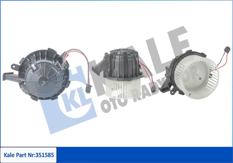 KALE OTO RADYATÖR 351585 İklimlendirme Sistemi Fan Parçaları - AUDI A5 (8T3) uyumlu