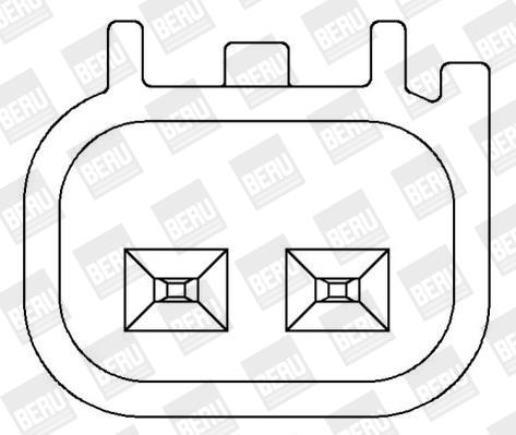 BorgWarner (BERU) ZS366 Ateşleme Sistemi Ateşleme Bobini - FORD USA TAURUS (P5_) uyumlu