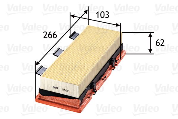 VALEO 585053 Motor Hava Filtresi - RENAULT KANGOO (KC0/1_) uyumlu