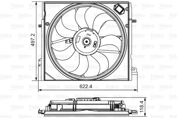 Fan Motoru - RENAULT ORIJINAL - 214814EB0A Ürün Görseli