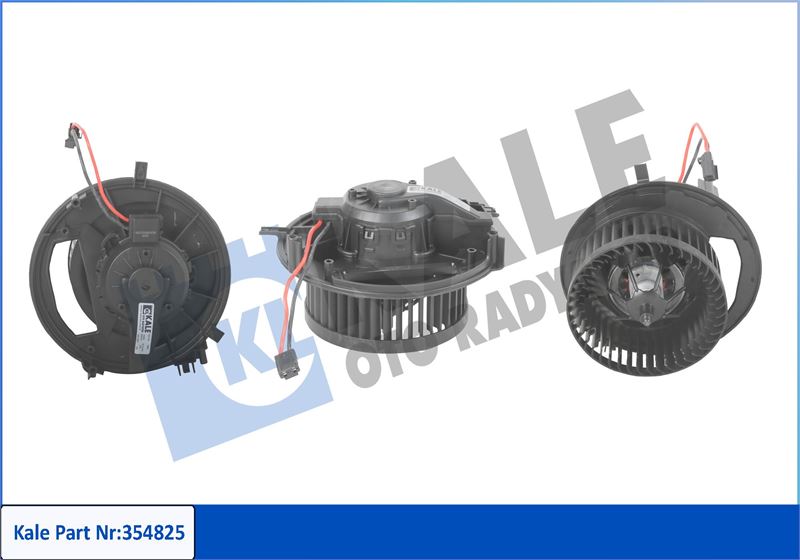 KALE OTO RADYATÖR 354825 İklimlendirme Sistemi Fan Parçaları - VW GOLF VII Variant (BA5, BV5) uyumlu