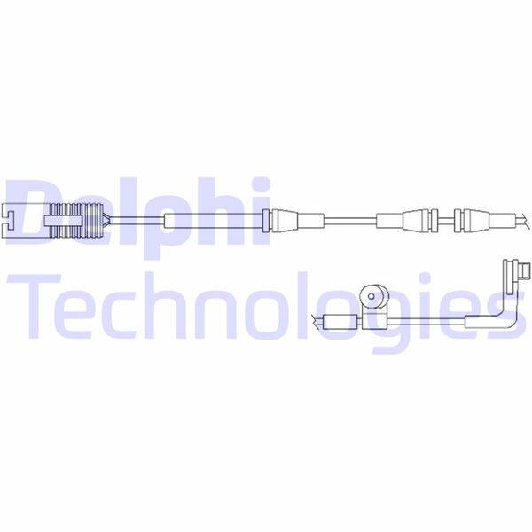 DELPHI LZ0172 Fren Sistemleri Aşınma Göstergesi - BMW 7 (E65, E66, E67) uyumlu