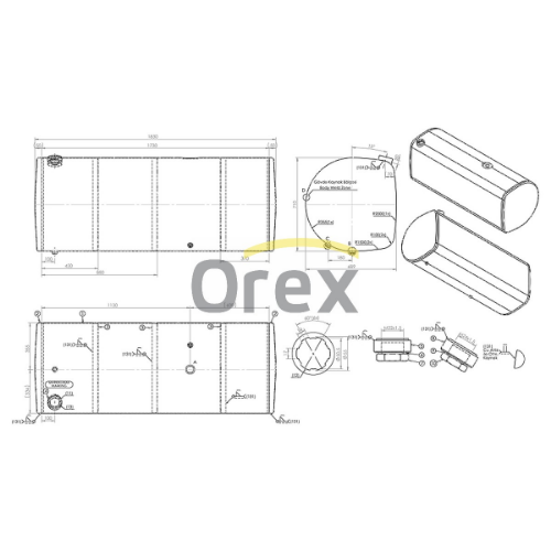 Yakıt Deposu - OREX - 347006 Ürün Görseli