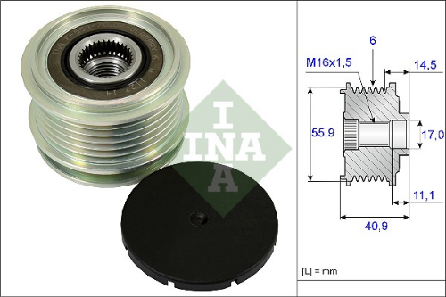 Schaeffler INA 535 0012 10 Elektrik Sistemi Alternatör - VW PASSAT B7 (362) uyumlu
