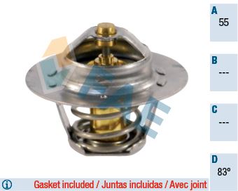 FAE 5205383 Motor Termostat - PEUGEOT 306 Hatchback (7A, 7C, N3, N5) uyumlu