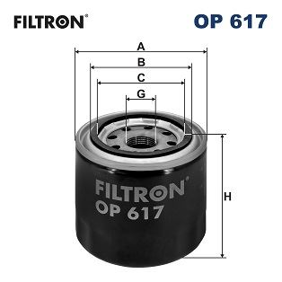 FILTRON OP 617 Motor Yağ Filtresi - CARRARO ERGIT uyumlu