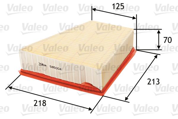 VALEO 585004 Motor Hava Filtresi - SKODA ROOMSTER (5J7) uyumlu