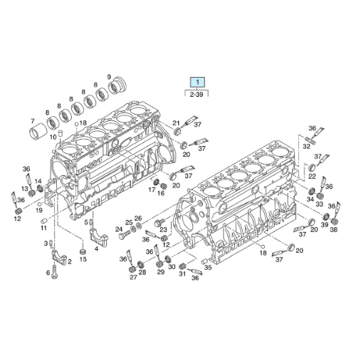 Motor Bloğu - MAN ORIJINAL - 51011006080 Ürün Görseli