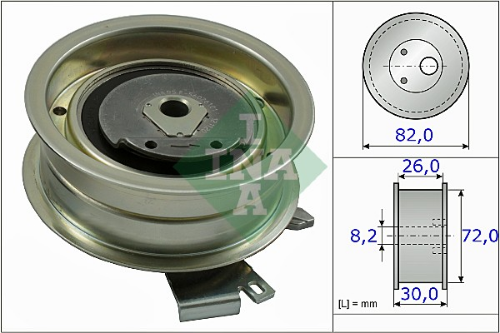 Schaeffler INA 531 0203 20 Motor Kayış Kasnağı - VW GOLF PLUS V (5M1, 521) uyumlu