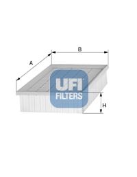 UFI 30.910.00 Motor Hava Filtresi - FORD SIERRA II (GBG, GB4) uyumlu