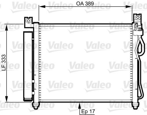 VALEO 814346 İklimlendirme Sistemi Klima Radyatörü - KIA PICANTO I (SA) uyumlu