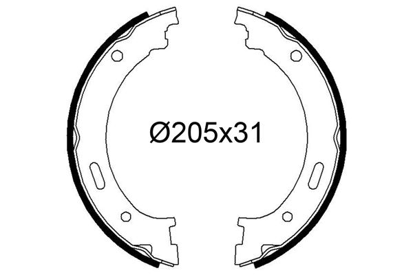 VALEO 564292 Fren Sistemleri Fren Pabucu - JEEP GRAND CHEROKEE III (WH, WK) uyumlu