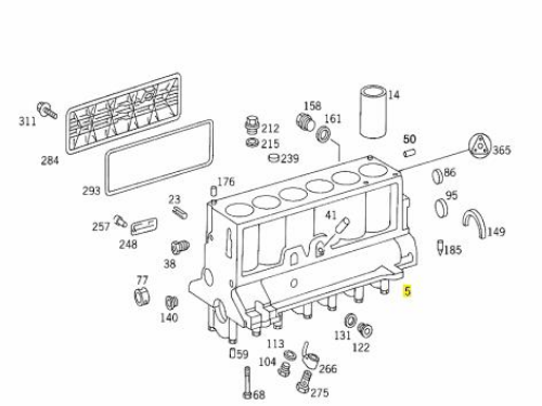 Motor Bloğu - MERCEDES ORIJINAL - A3660102608 Ürün Görseli