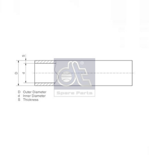 DT Spare Parts 9.86018 Fren Sistemleri Hava Kaplini - SCANIA T uyumlu