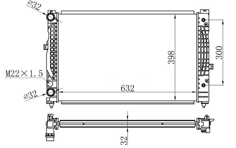 Su Radyatörü - BAU003032 Ürün Görseli