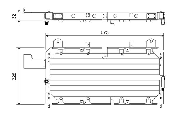 VALEO 814062 İklimlendirme Sistemi Klima Radyatörü - LAND ROVER RANGE ROVER I uyumlu