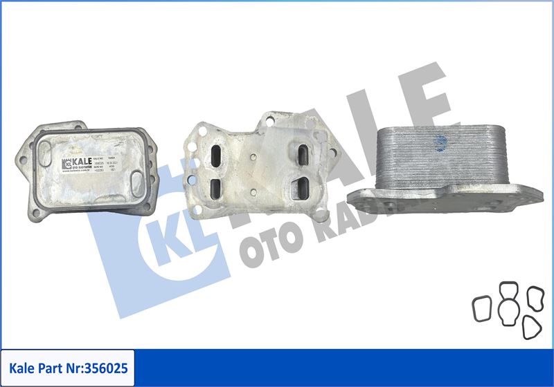 KALE OTO RADYATÖR 356025 Motor Yağ Soğutucusu - NISSAN QASHQAI II (J11, J11_) uyumlu