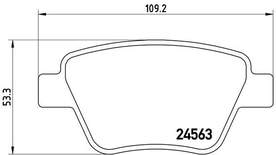 BREMBO P 85 114 Fren Sistemleri Fren Balatası - SEAT LEON (1P1) uyumlu