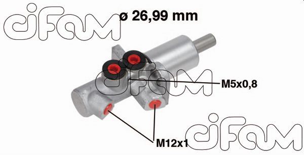 CIFAM 202-733 Fren Sistemleri Ana Fren Merkezi - AUDI A6 C6 (4F2) uyumlu