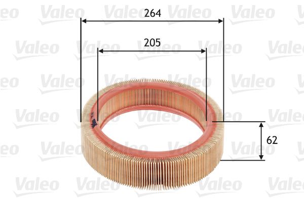 VALEO 585607 Motor Hava Filtresi - RENAULT SUPER 5 (B/C40_) uyumlu