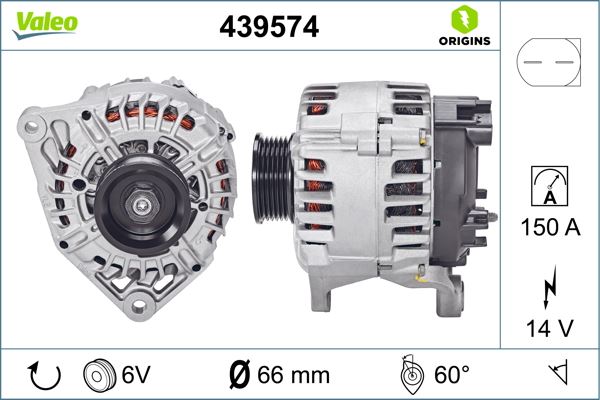 VALEO 439574 Elektrik Sistemi Alternatör - AUDI ALLROAD C5 (4BH) uyumlu