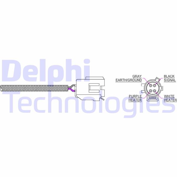 DELPHI ES20045-12B1 Emme & Egzoz Sistemi Egzoz Sensörleri - JEEP GRAND CHEROKEE I (ZJ, ZG) uyumlu