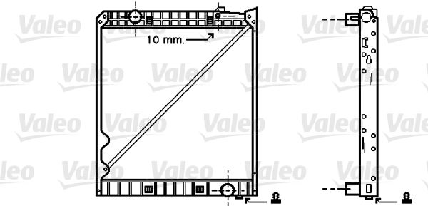 VALEO 733419 Soğutma Sistemi Su Soğutucu & Parçaları - MERCEDES-BENZ ACTROS MP2 / MP3 uyumlu