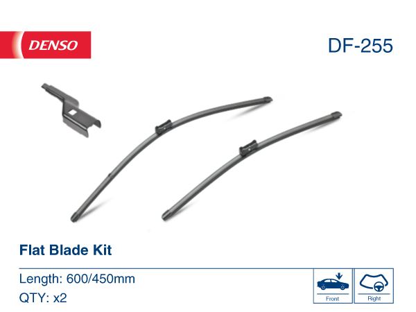 DENSO DF-255 Kaporta & Gövde Parçaları Cam Silecek Mekanizması - FIAT BRAVO II (198_) uyumlu