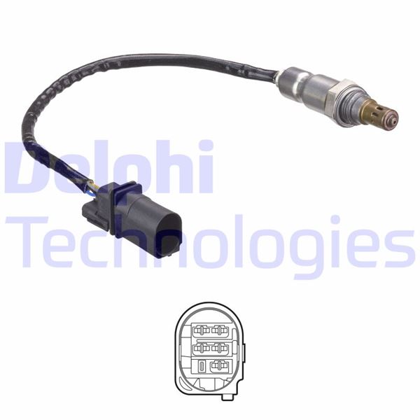 DELPHI ES21252-12B1 Emme & Egzoz Sistemi Egzoz Sensörleri - SEAT IBIZA IV SC (6J1, 6P5) uyumlu