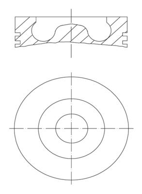 Piston - MAHLE - 0281602 Ürün Görseli