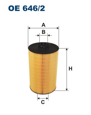 FILTRON OE 646/2 Motor Yağ Filtresi - MAN TGS I uyumlu