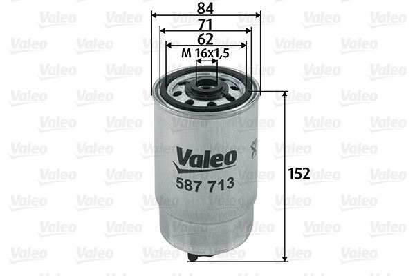 VALEO 587713 Yakıt Sistemi Yakıt Filtresi - ALFA ROMEO 156 (932_) uyumlu