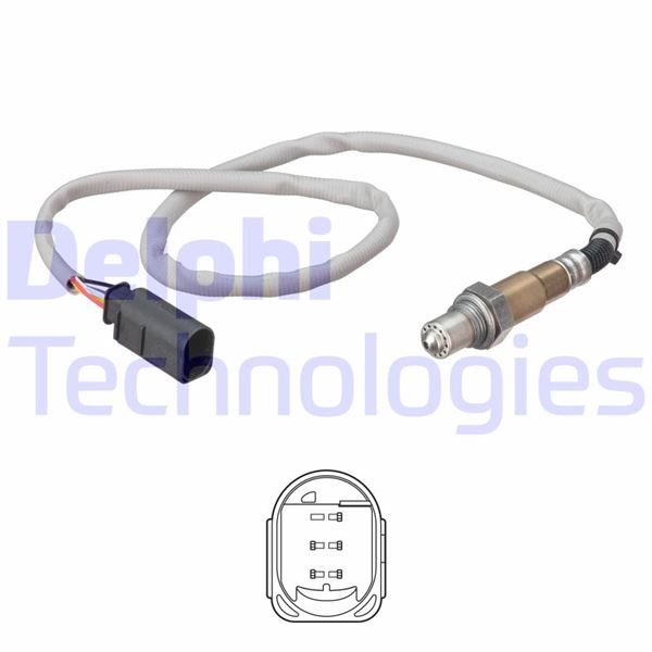 DELPHI ES21295-12B1 Emme & Egzoz Sistemi Egzoz Sensörleri - MERCEDES-BENZ C-SERISI (W204) uyumlu