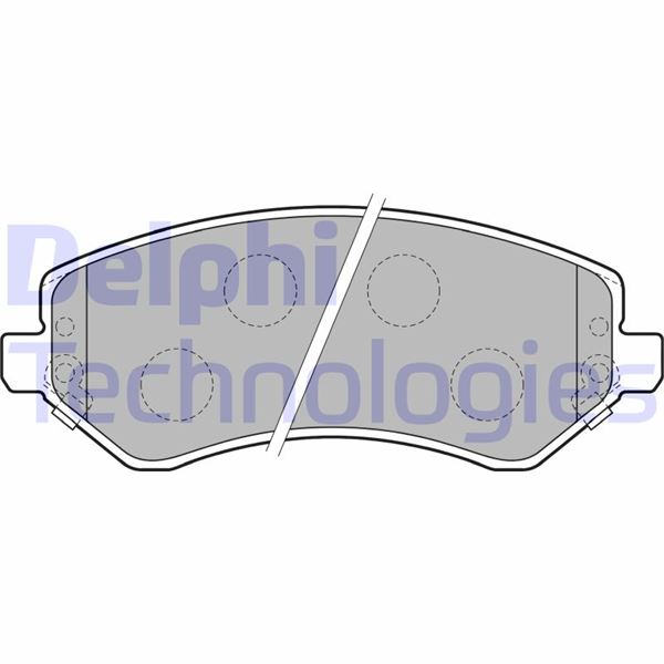 DELPHI LP1773 Fren Sistemleri Fren Balatası - CHRYSLER VOYAGER / GRAND VOYAGER III (GS_, NS_) uyumlu