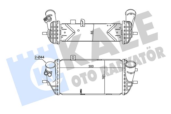 KALE OTO RADYATÖR 350785 Motor Turbo Radyatörü - HYUNDAI i30 (GD) uyumlu