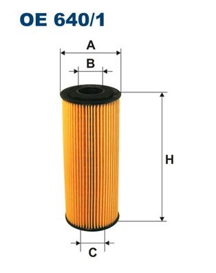 FILTRON OE 640/1 Motor Yağ Filtresi - VW SHARAN (7M8, 7M9, 7M6) uyumlu