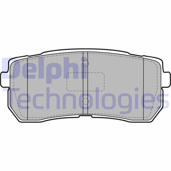 DELPHI LP2095 Fren Sistemleri Fren Balatası - KIA CARNIVAL / GRAND CARNIVAL III (VQ) uyumlu