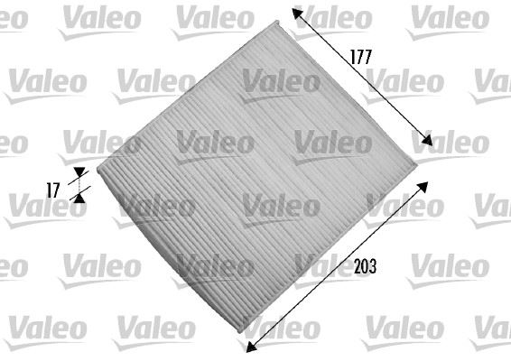 VALEO 698866 İklimlendirme Sistemi Polen Filtresi - FIAT PANDA (169_) uyumlu