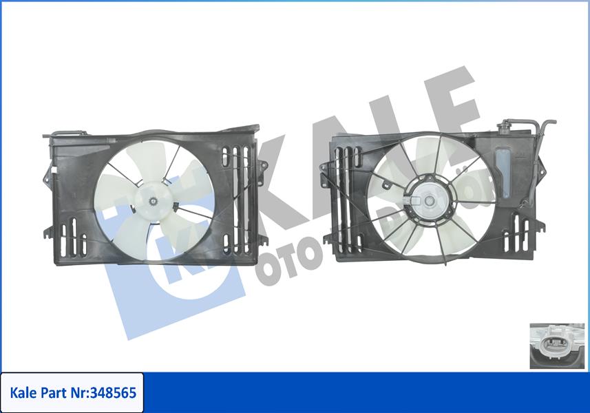 KALE OTO RADYATÖR 348565 Soğutma Sistemi Fan - TOYOTA COROLLA (_E12_) uyumlu