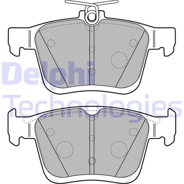 DELPHI LP2490 Fren Sistemleri Fren Balatası - SEAT LEON ST (5F8) uyumlu