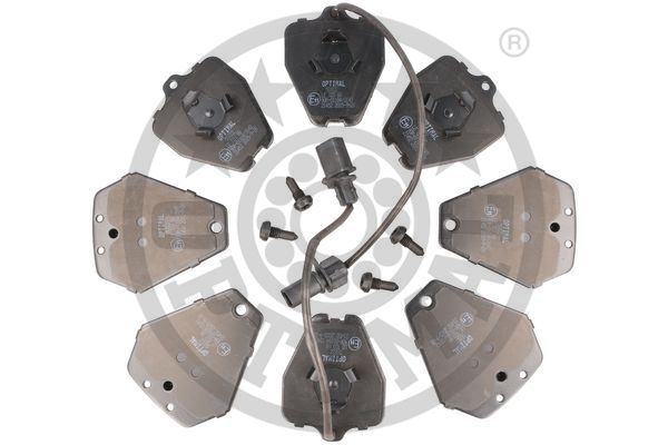 OPTIMAL BP-50822 Fren Sistemleri Fren Balatası - AUDI A6 C5 (4B2, 4B4) uyumlu