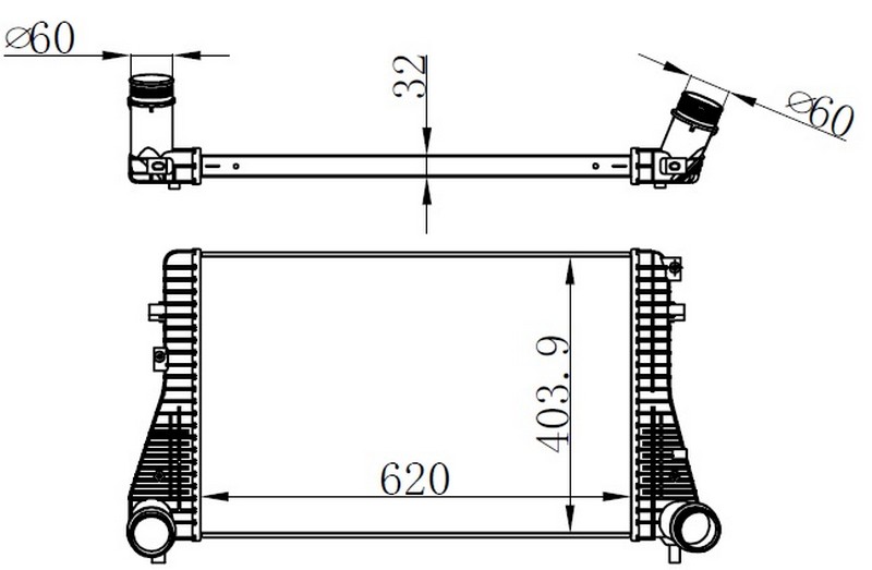 Turbo Radyatörü - IVW001032 Ürün Görseli