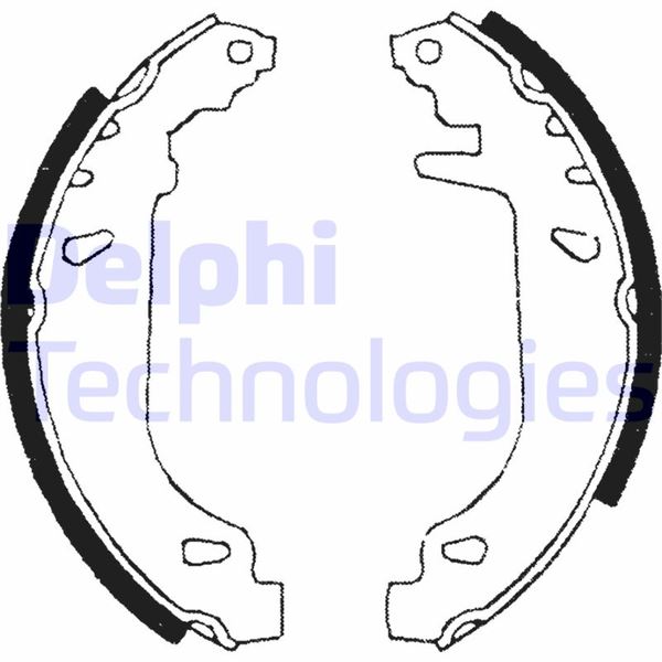 DELPHI LS1681 Fren Sistemleri Fren Pabucu - CITROËN ZX (N2) uyumlu