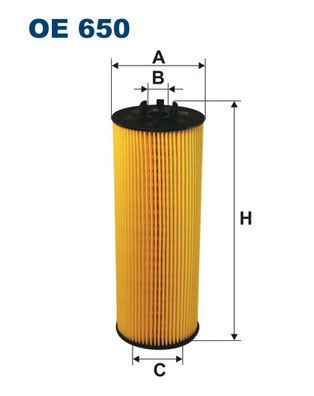 FILTRON OE 650 Motor Yağ Filtresi - AUDI A8 D2 (4D2, 4D8) uyumlu