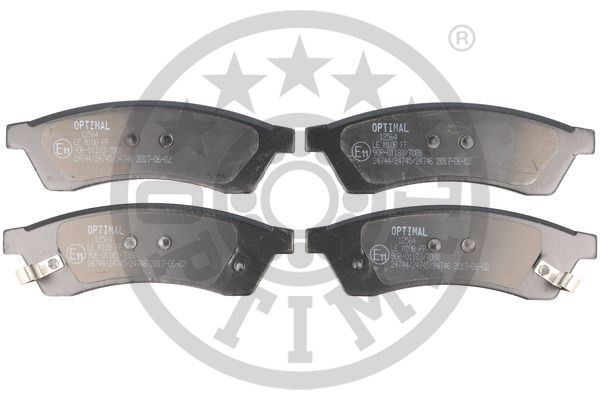 OPTIMAL BP-12564 Fren Sistemleri Fren Balatası - CHEVROLET EPICA (KL1_) uyumlu