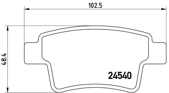 BREMBO P 61 085 Fren Sistemleri Fren Balatası - CITROËN C4 PICASSO I MPV (UD_) uyumlu