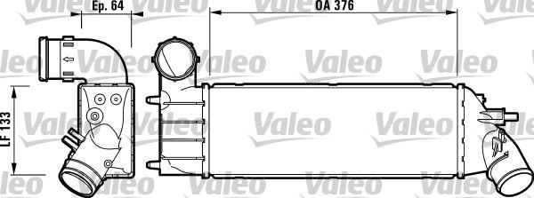 VALEO 817650 Motor Turbo Radyatörü - PEUGEOT 807 (EB_) uyumlu